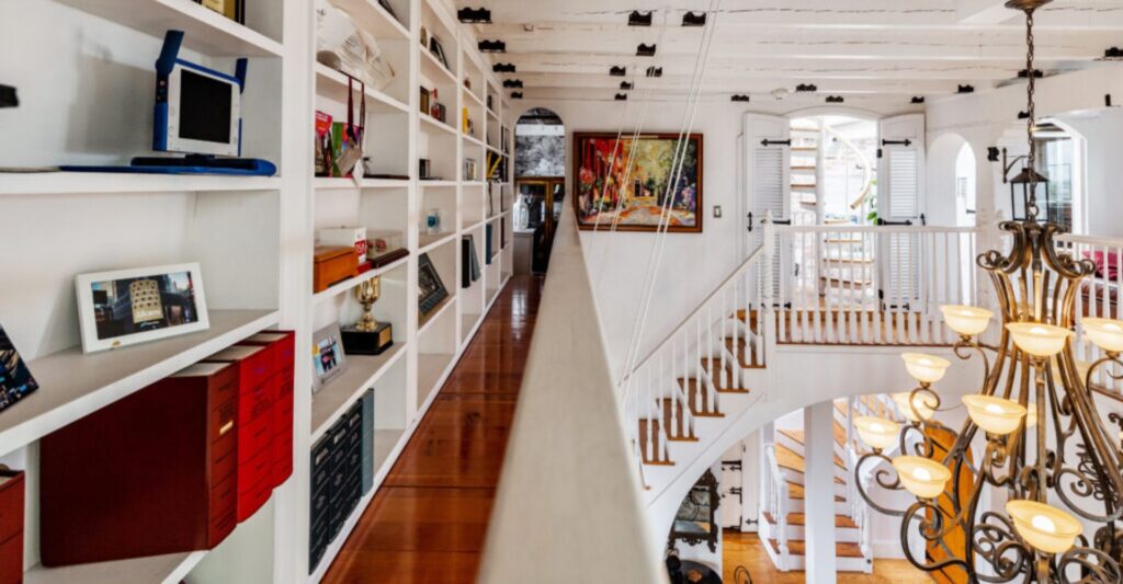 An image of the upstairs of the Beacon Hill vacation rental.