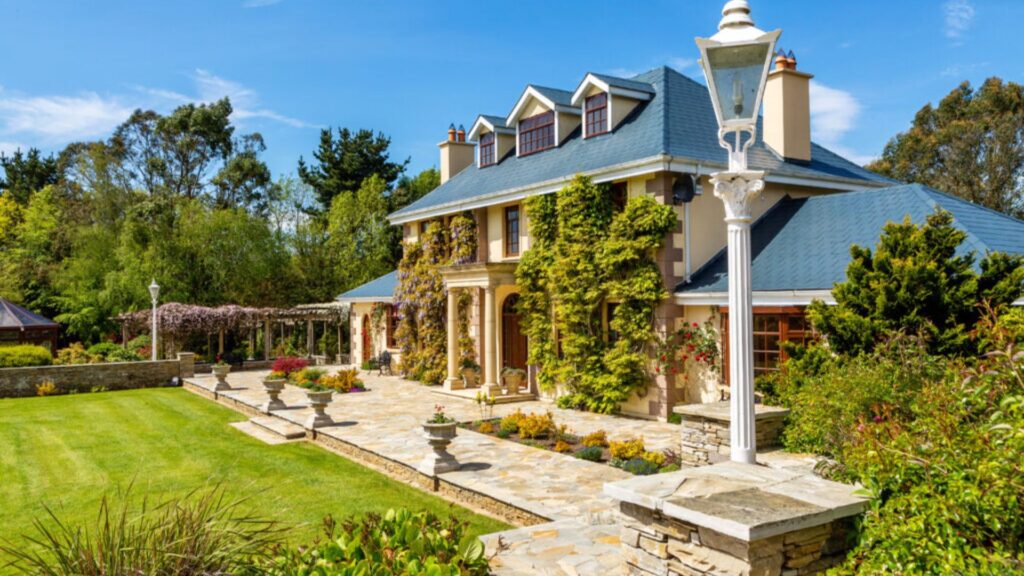 exterior of Georgian private estate in Ireland