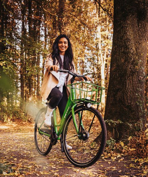 biking