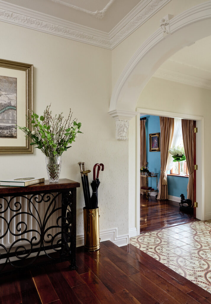 Hallway and artwork