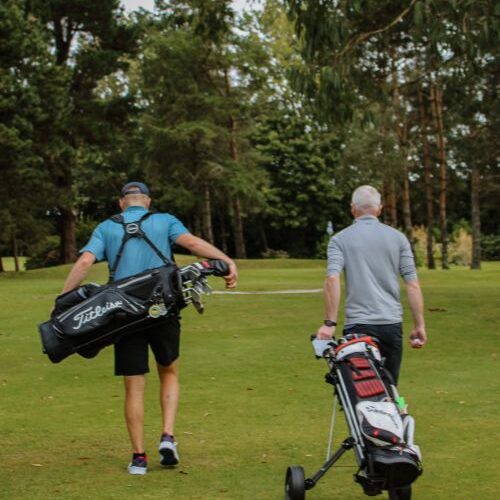 golfing